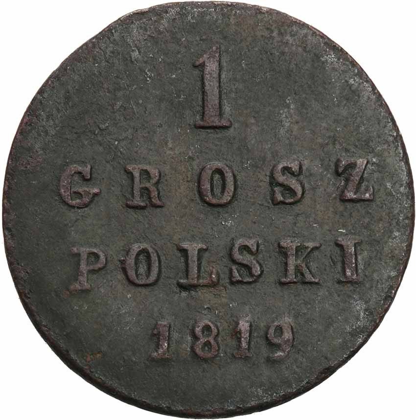 Polska XIX w./Rosja. Aleksander l. 1 grosz polski 1819 IB, Warszawa